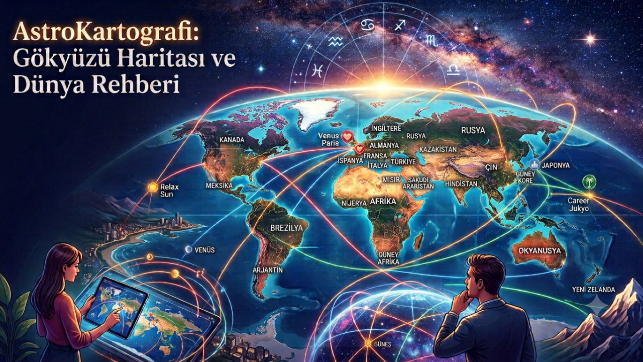 Astrokartografi Nedir? : Konumun Kaderi Nasıl Şekillendirir?